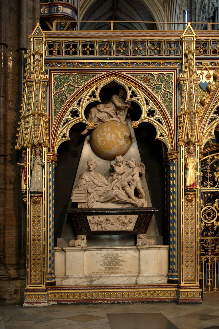 Isaac Newtoni matmispaik Westminster Abbeys