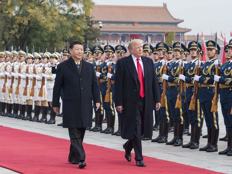 Xi Jinping ja Donald Trump.