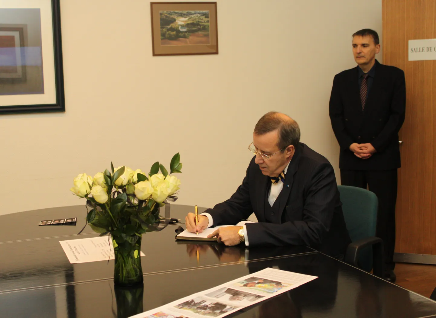 President Toomas Hendrik Ilves.