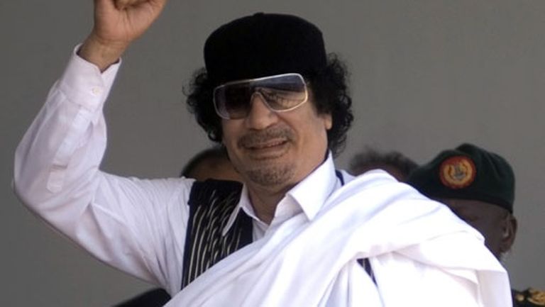 Ливийский лидер Муамар Каддафи