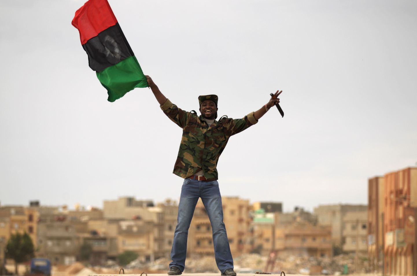 Liibüa mässuline Banghazis.