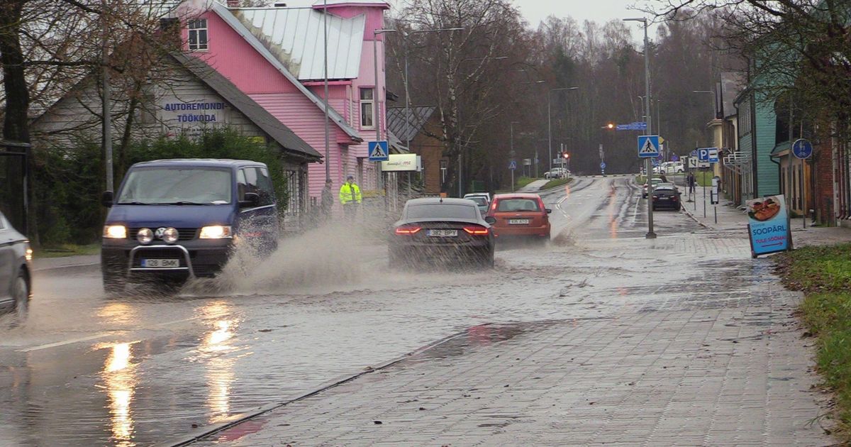 Lakkamatu vihm pani Võrus keldrid uppuma