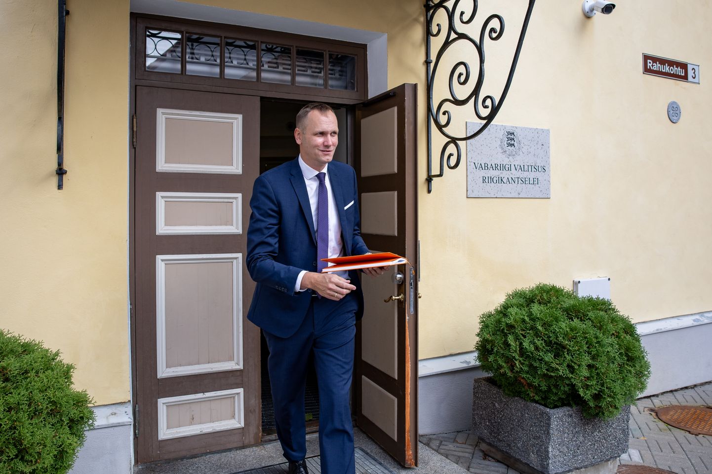 Swedbanki juht Olavi Lepp käis sügisel Kaja Kallasega pankade maksustamise teemal kohtumas.