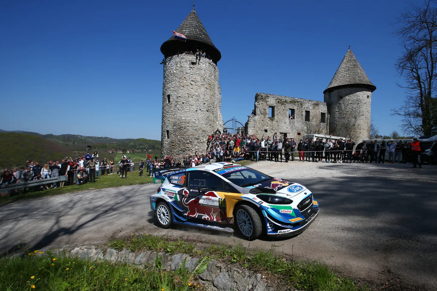 Adrien Fourmaux Horvaatia MM-rallil.