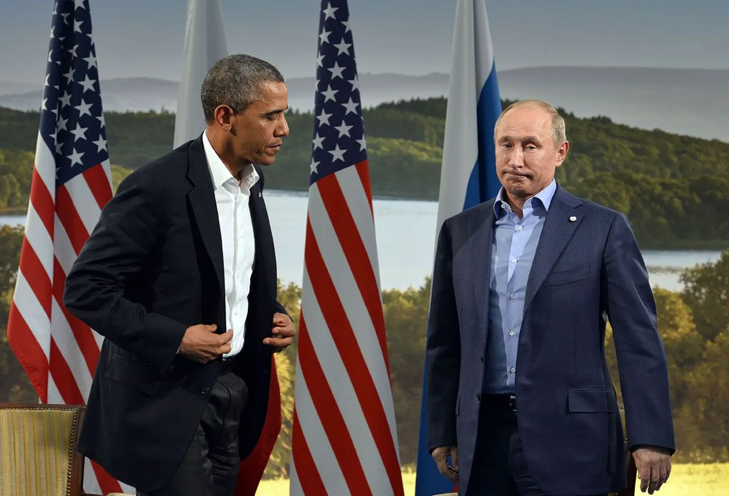 Предыдущая встреча Барака Обамы с Владимиром Путиным прошла в июне в Северной Ирландии в рамках саммита G8.