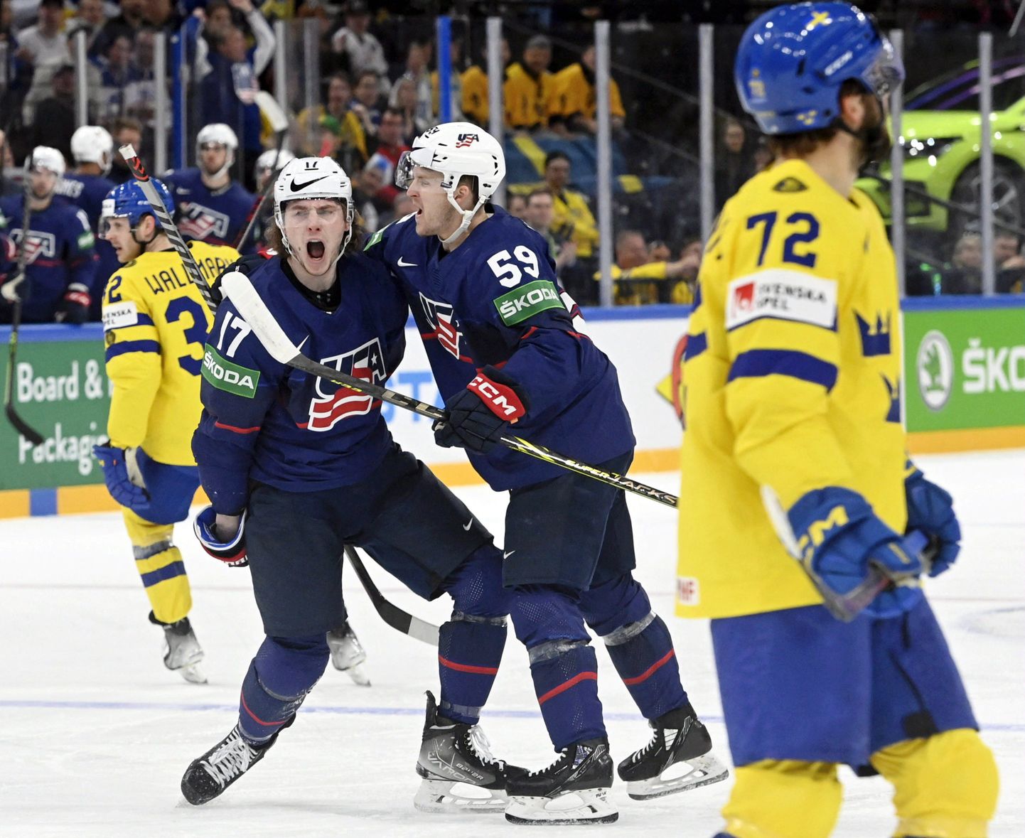 USA hokikoondis alistas lisaajal Rootsi.
