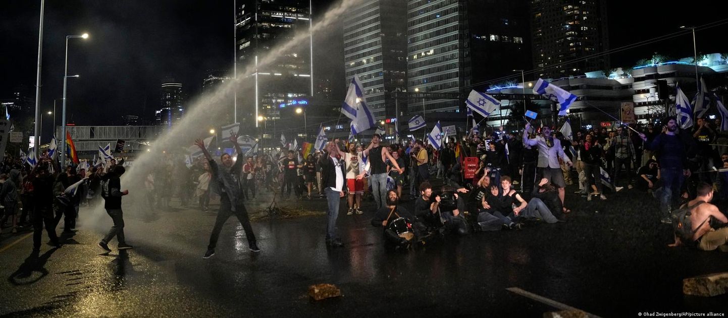 Протесты в Тель-Авиве против судебной реформы