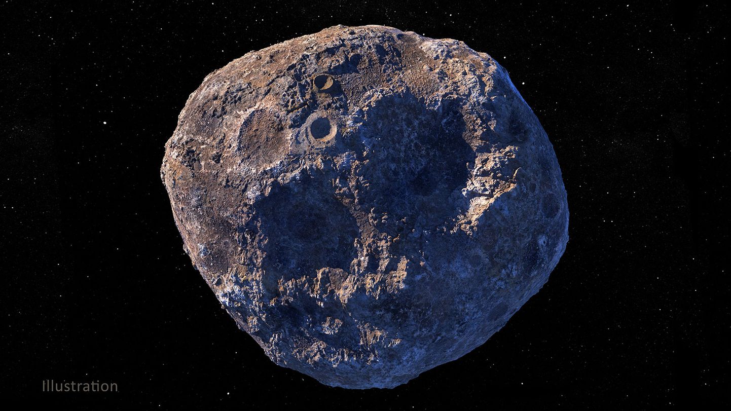 Asteroidi illustratsioon