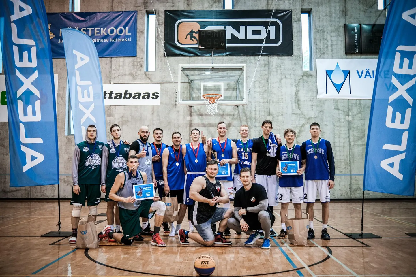 Väike-Maarjas peeti Eesti meistrivõistluste etapp 3 x 3 korvpallis.