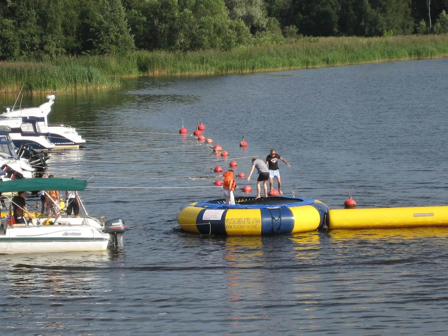 Veebatuut Pirita jõel.