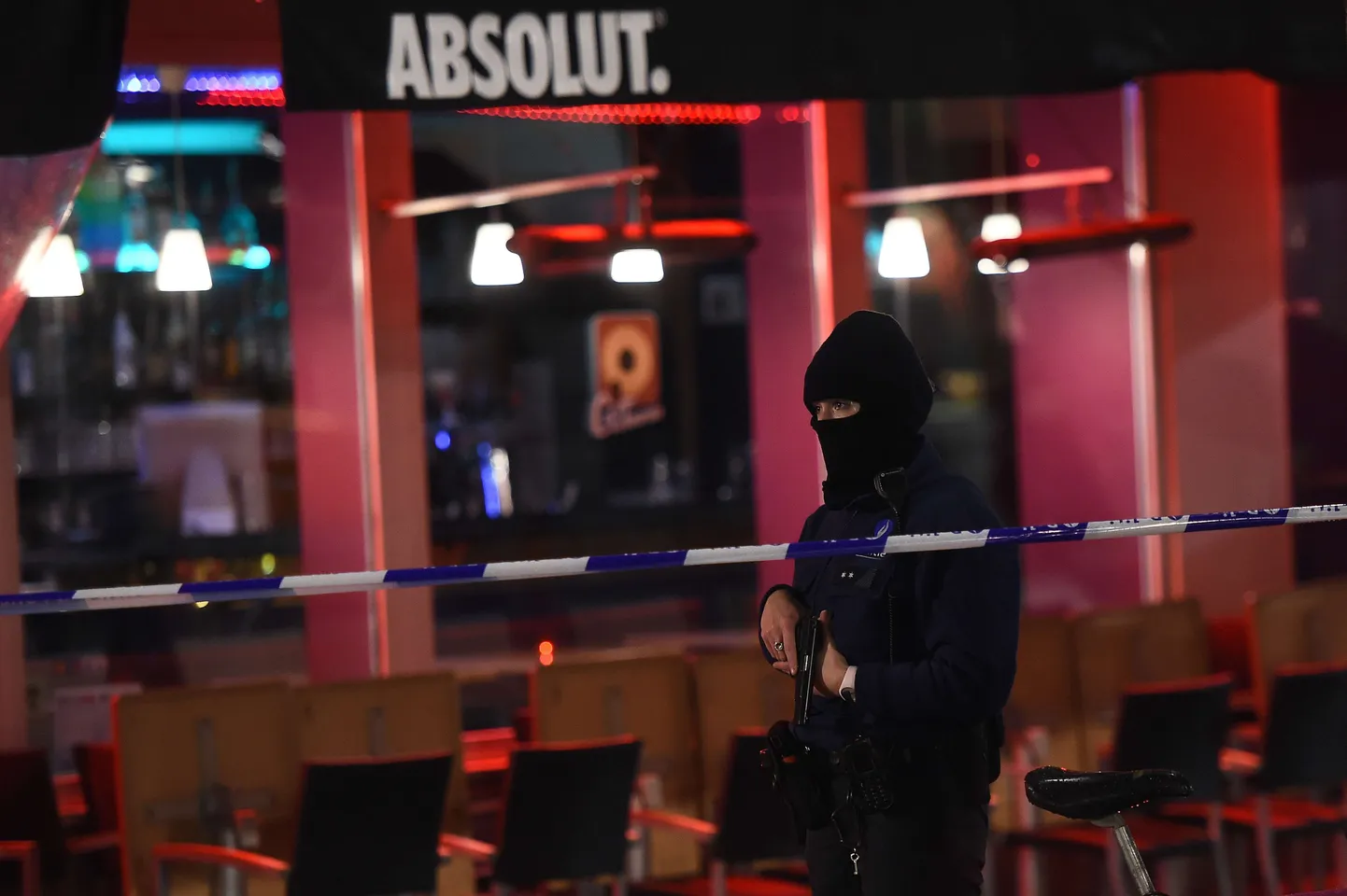 Politsei Brüsseli keskväljaku läheduses.