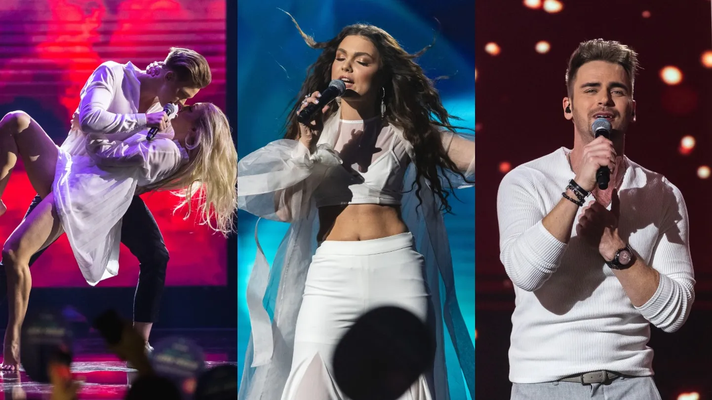 Eesti Laul 2020 finalistid: Jaagup Tuisk, Shira, Uku Suviste.