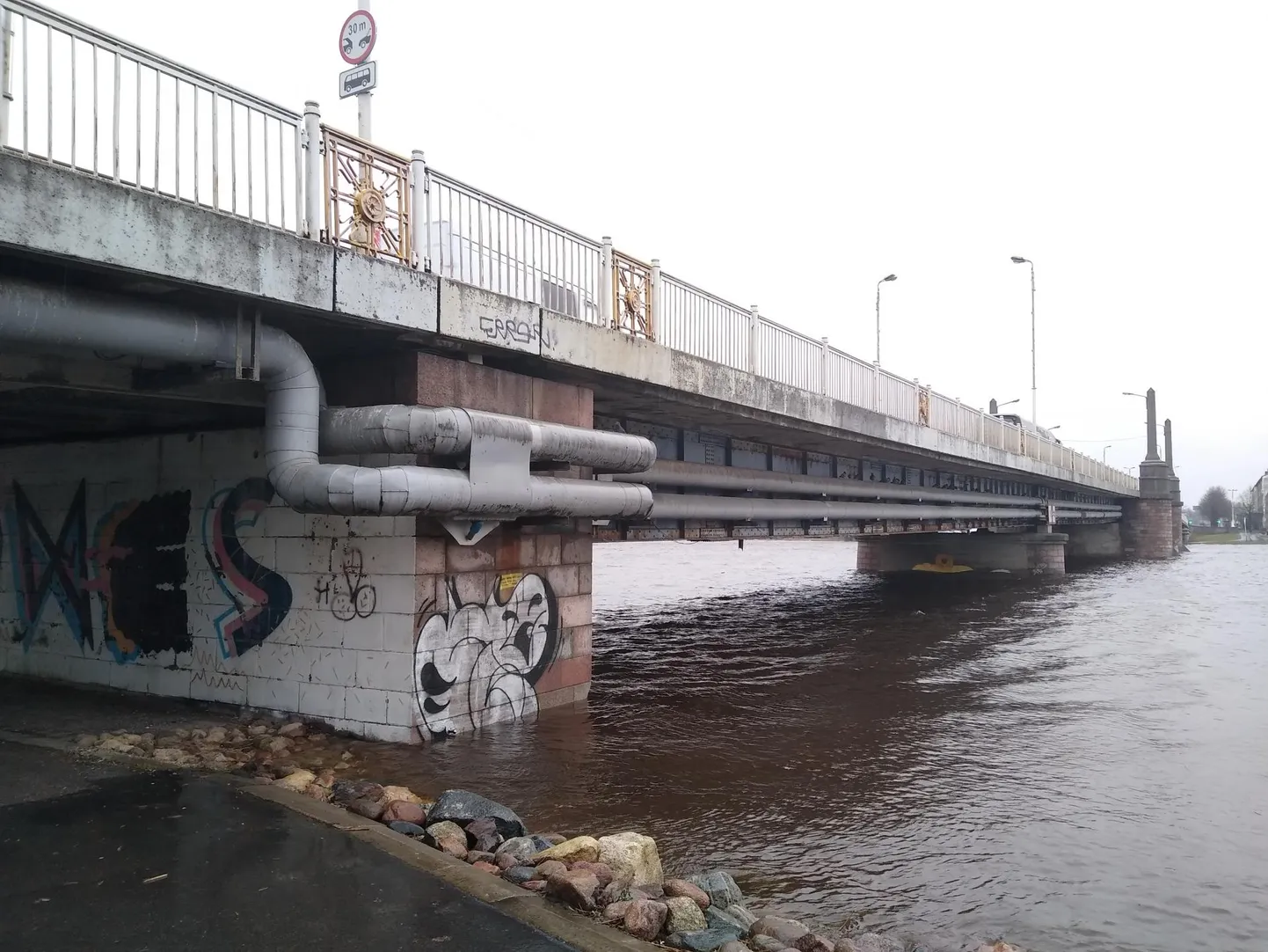 Veetõus Pärnus.