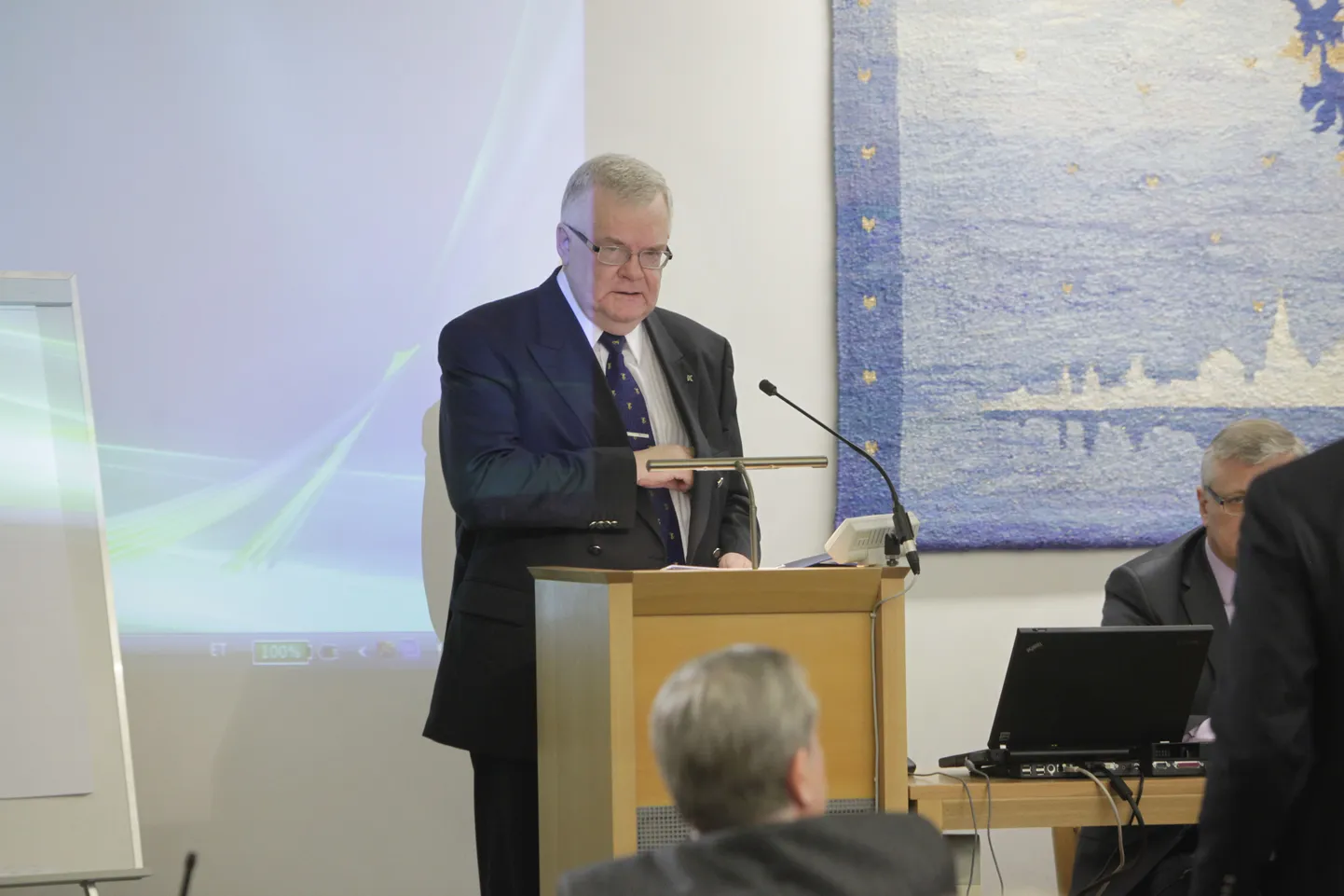 Keskerakonna volikogu kogunes istungile Tallinna linnavolikogu saalis.