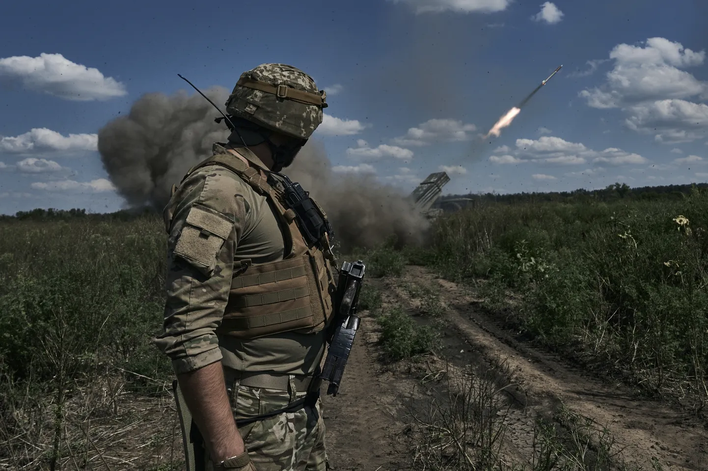 Украинские военные.