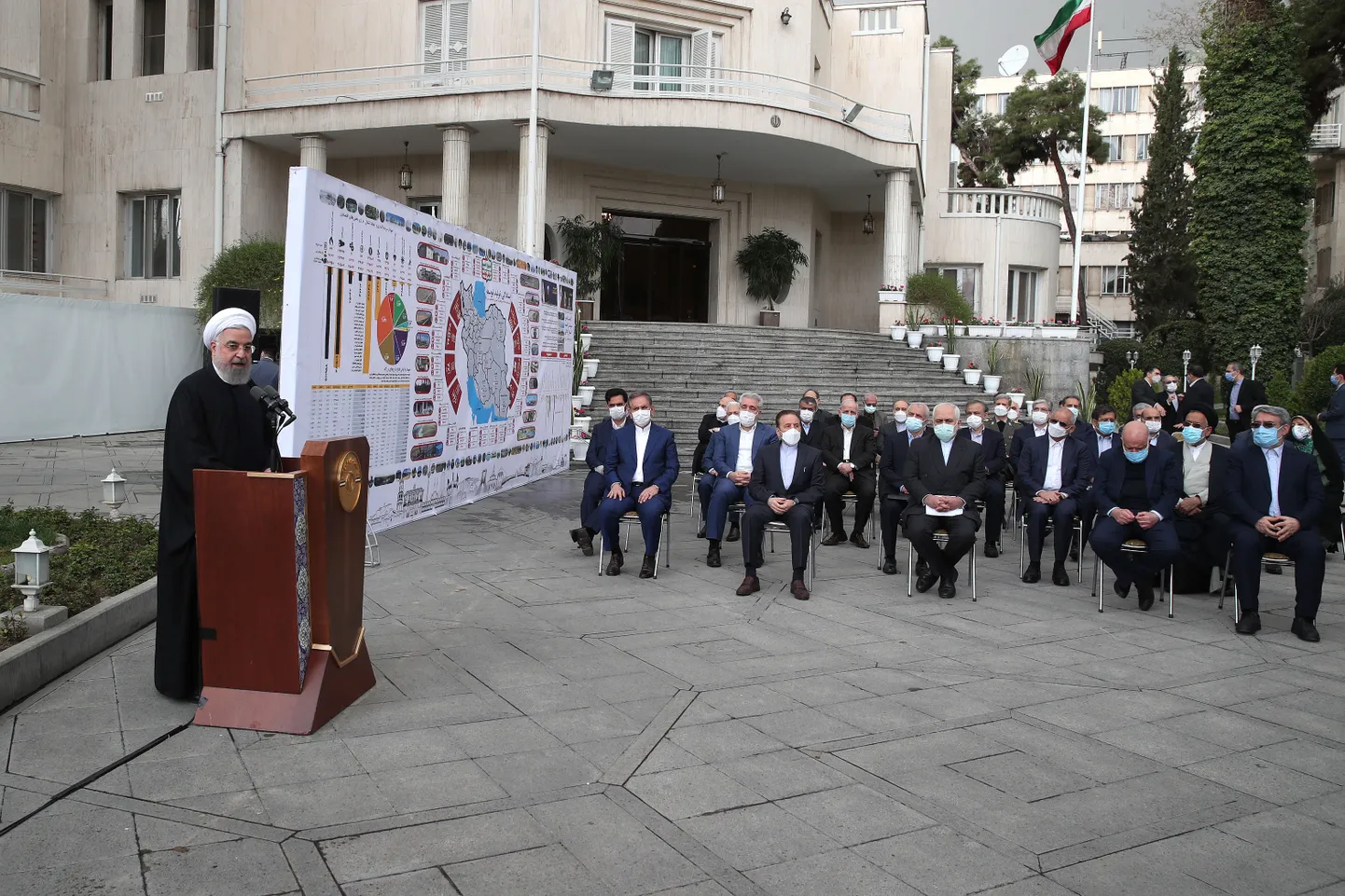 Iraani president Hassan Rouhani kutsumas USAd tühistama islamivabariigile kehtestatud sanktsioone.