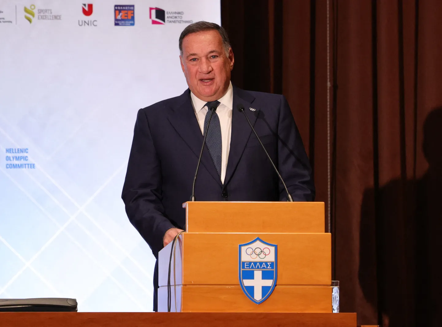 Euroopa olümpiakomitee president Spyros Capralos.
