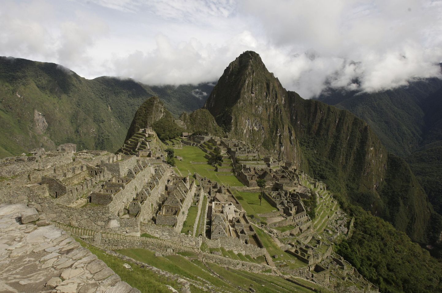 Machu Picchu Peruus.
