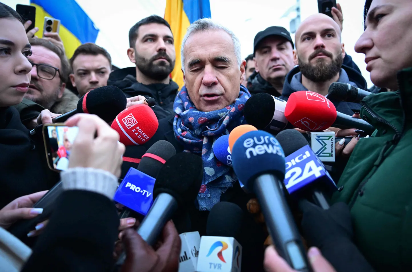 Rumeenia paremäärmuslik venemeelne presidendikandidaat Câlin Georgescu 8. detsembril 2024.
