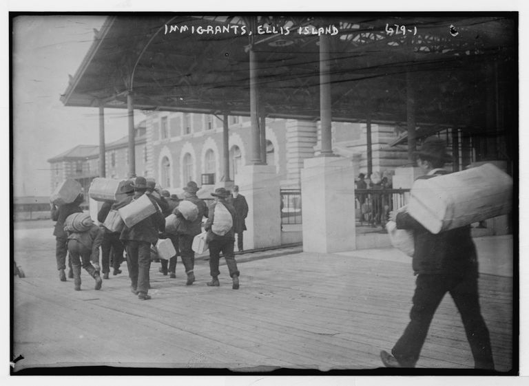 Sisserändajad 19. sajandi lõpus New Yorgis Ellise saarel