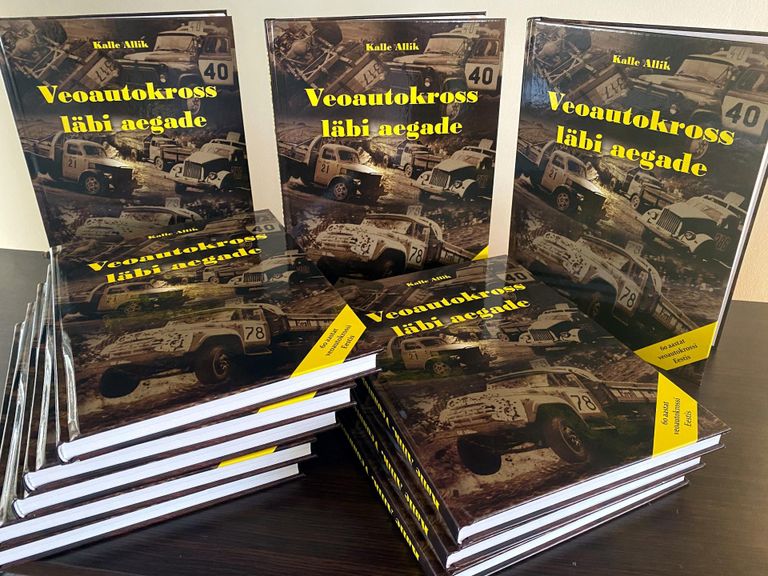 Viljandimaa mees Kalle Allik sai valmis raamatu "Veoautokross läbi aegade".