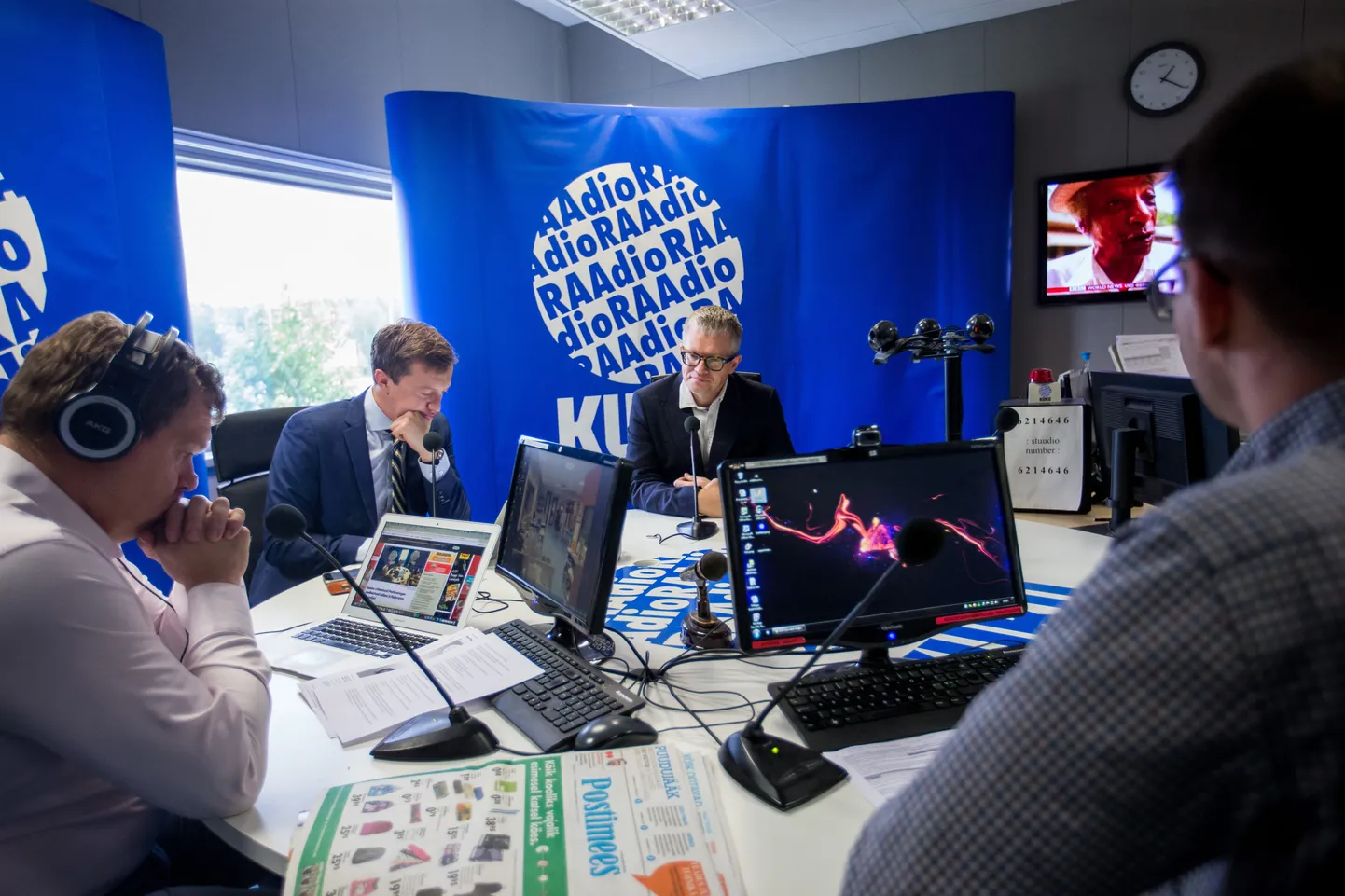 Andreas Kaju ja Janek Mäggi hooaja esimeses saates «Vahetund Postimehega».