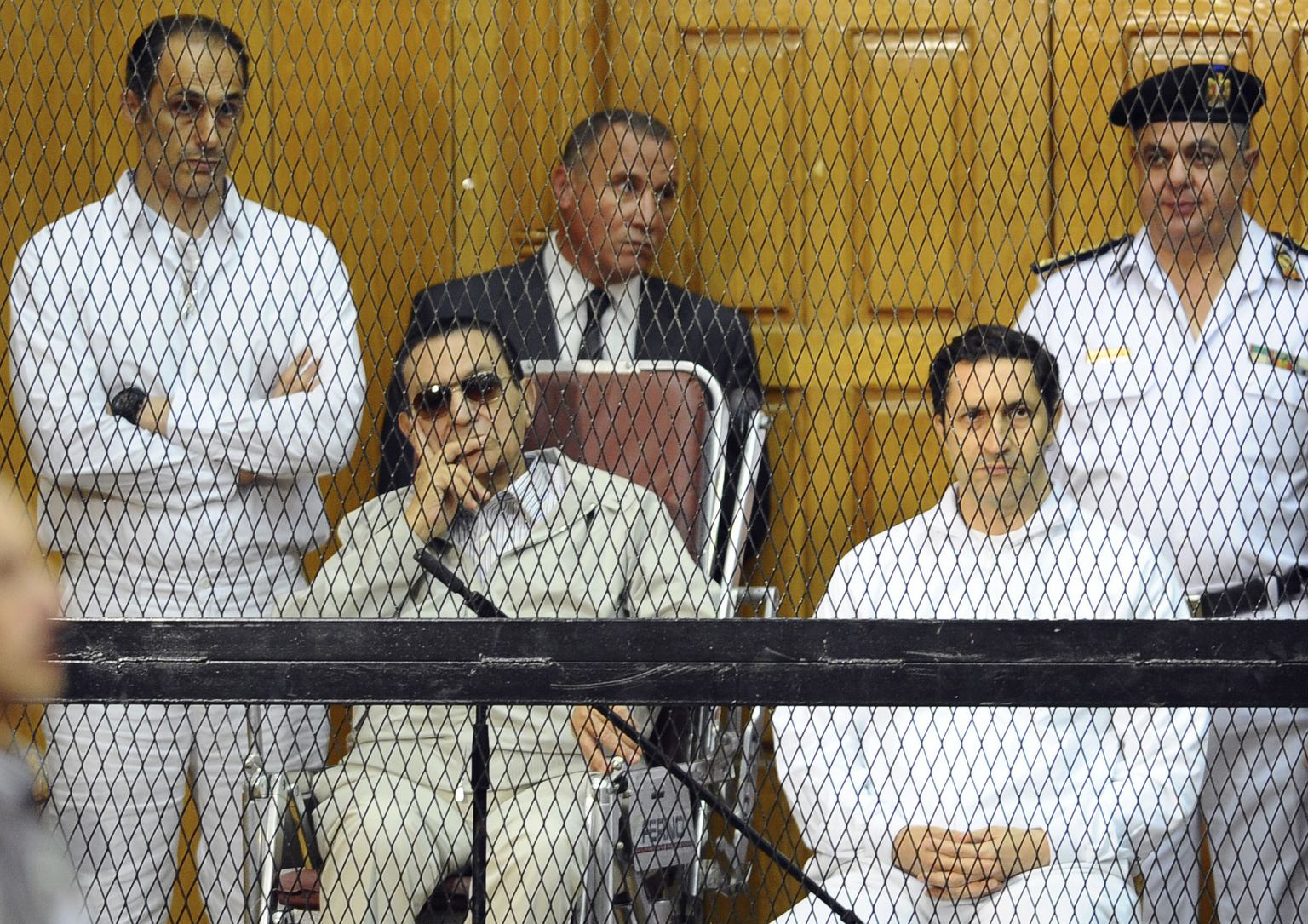 Gamal Mubarak, Hosni Mubarak ja Alaa Mubarak.