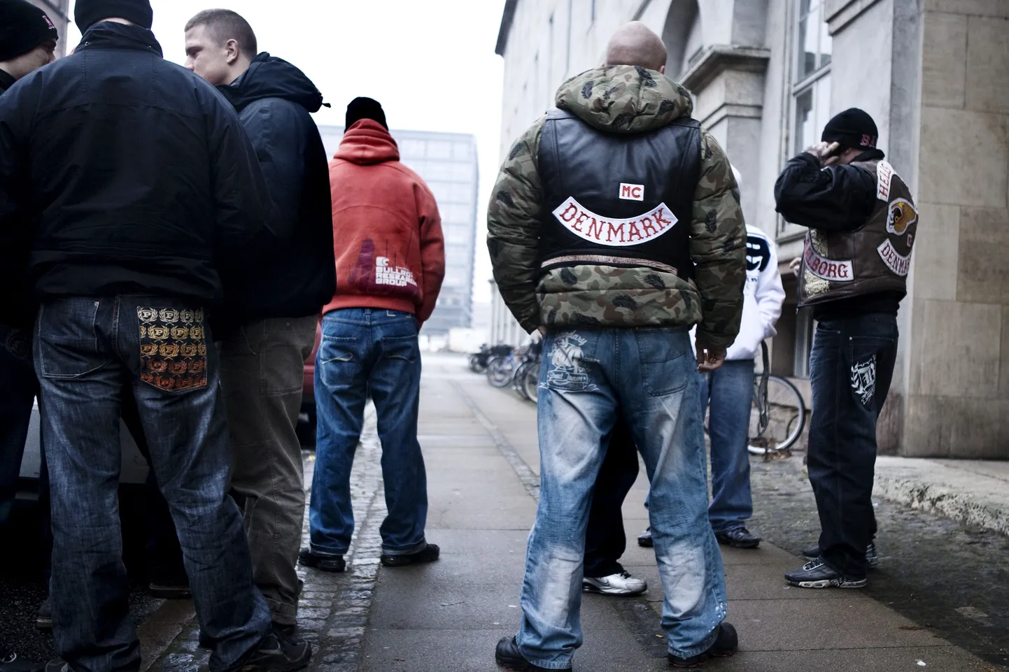 Motoklubi Põrguinglid taanlastest liikmed.