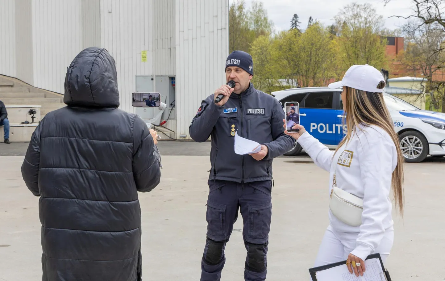 Eelmisel reedel toimus Viljandis traditsiooniline õhtune maastikumäng, mida korraldab politsei. Pildil politseijuht Margus Sass.