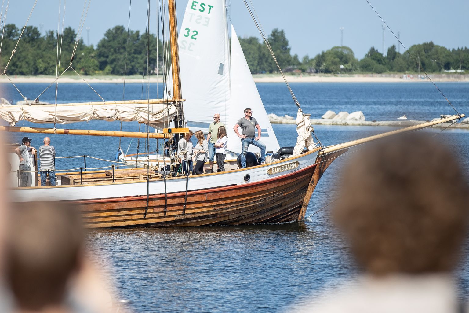 Puulaev Runbjarn tänavu juunis Eestist lahkudes.