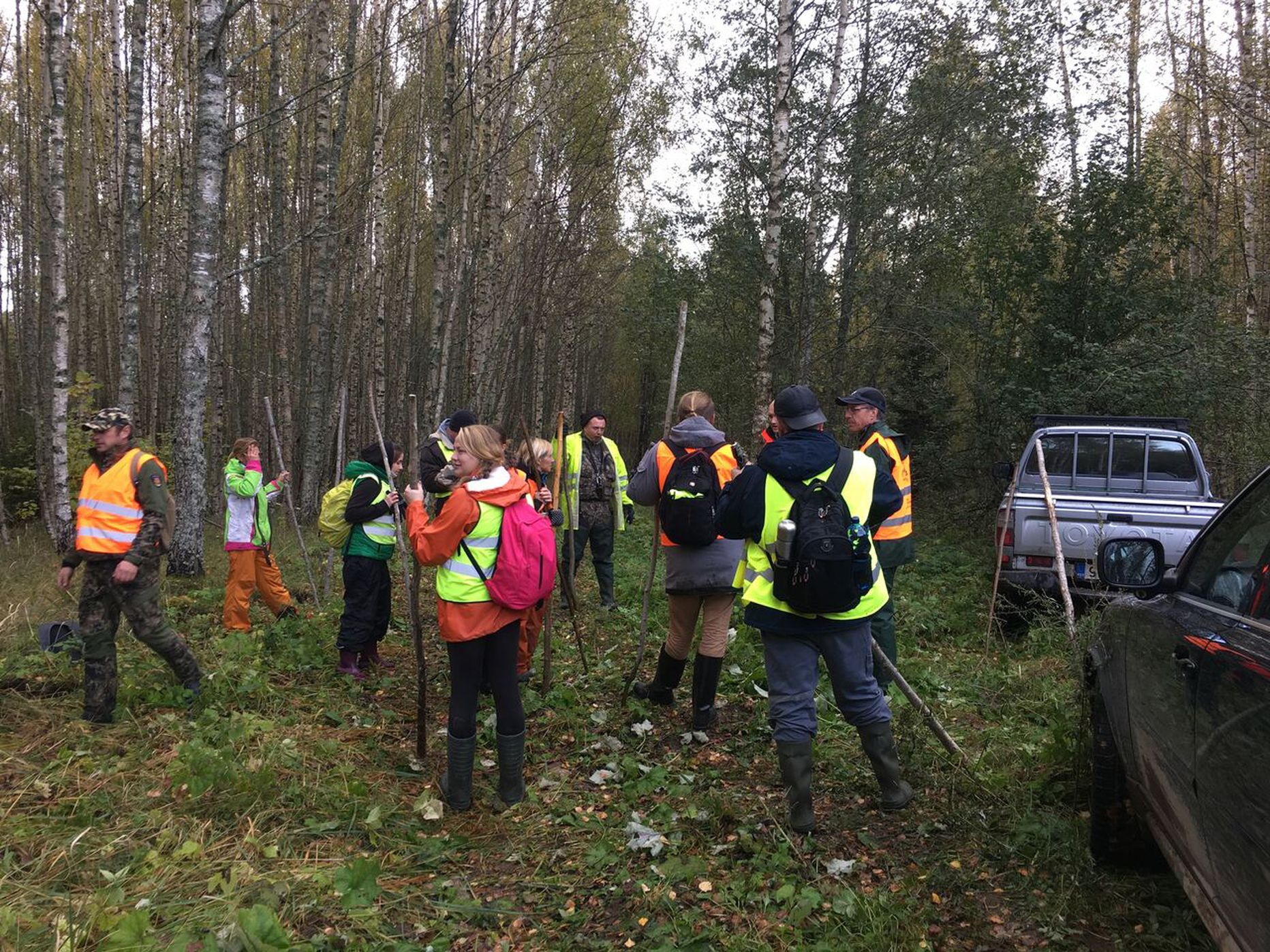 Боевым крещением стал для добровольцев из "Iga Elu" поиск заблудившегося в ремникуском лесу грибника Ивана в октябре 2018 года.