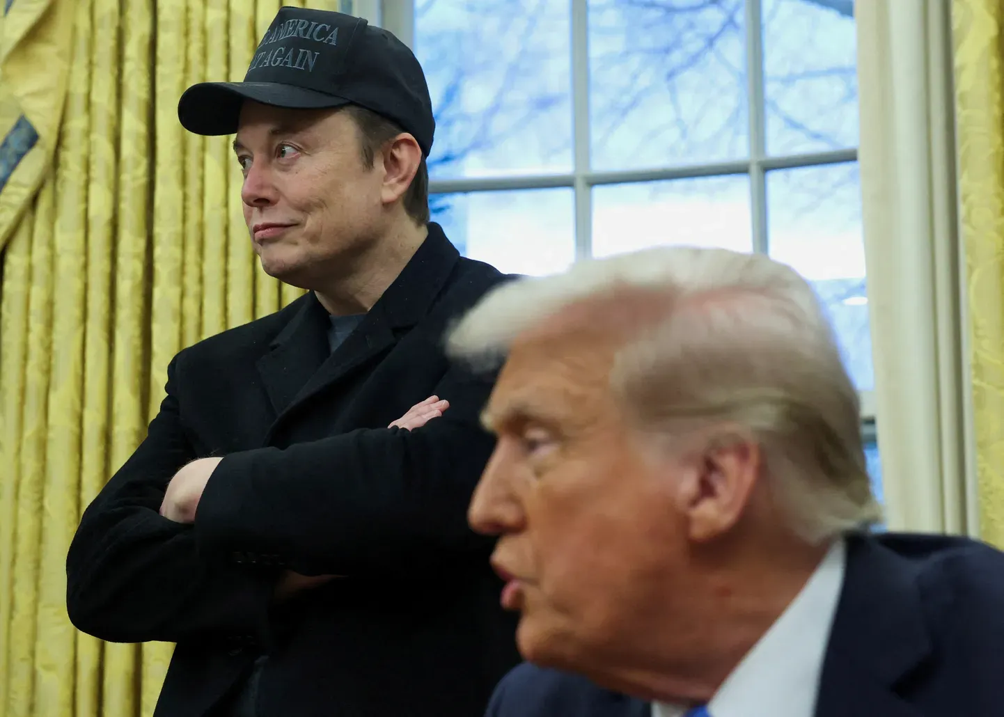Илон Маск и Дональд Трамп.