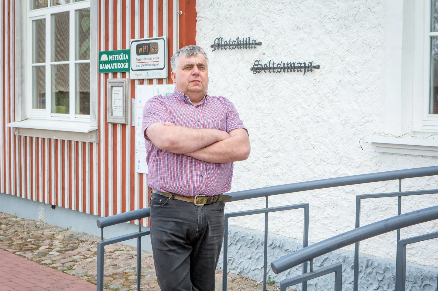 UUS JUHT: Metsküla külaseltsi värske juht Andres Põdra tahab seltsi hoida seni edu toonud kursil ja jätkata seltsimaja väljaehitamist.