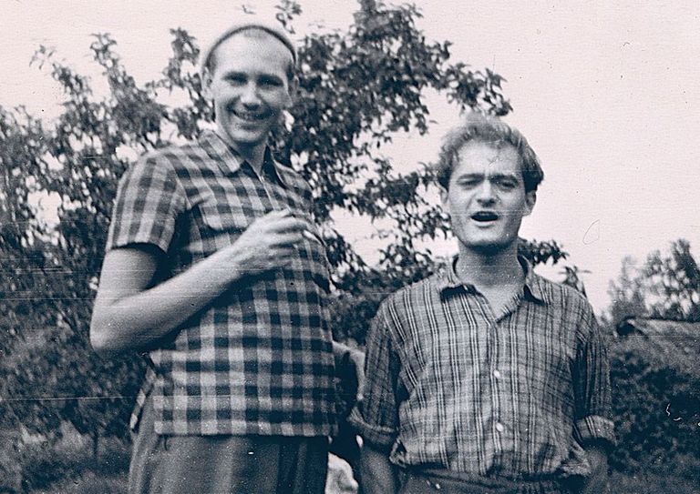 Veljo Tormis ja Arvo Pärt Käsmus 1958. aastal. Foto: Eesti Teatri- ja Muusikamuuseum.