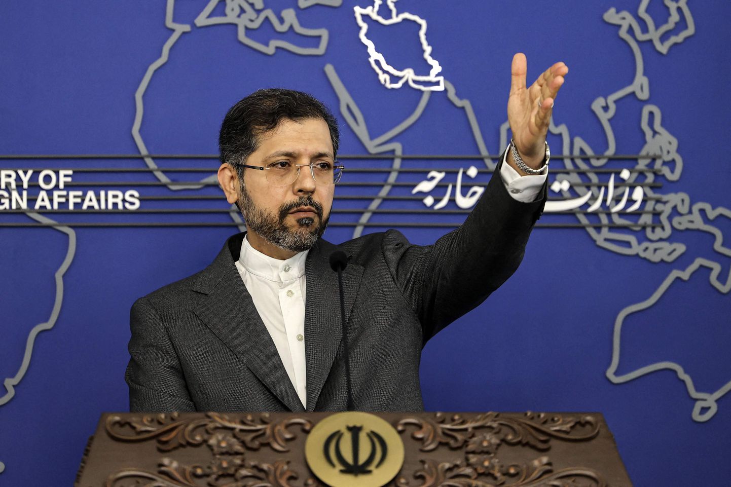 Iraani välisministeeriumi kõneisik Saeed Khatibzadeh.