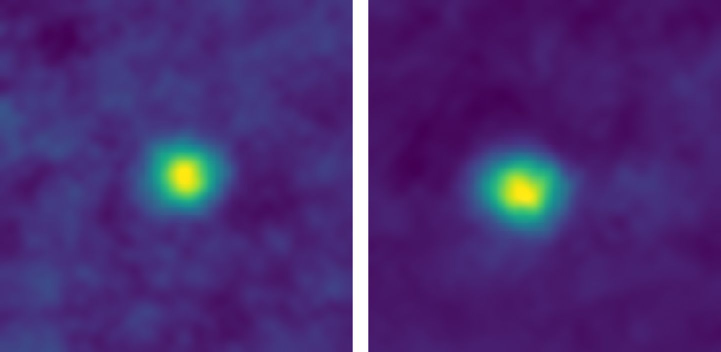 Inimkonna ajaloo kaugeimad fotod Kuiperi vöö objektidest 2012 HZ84 ja 2012 HZ85.