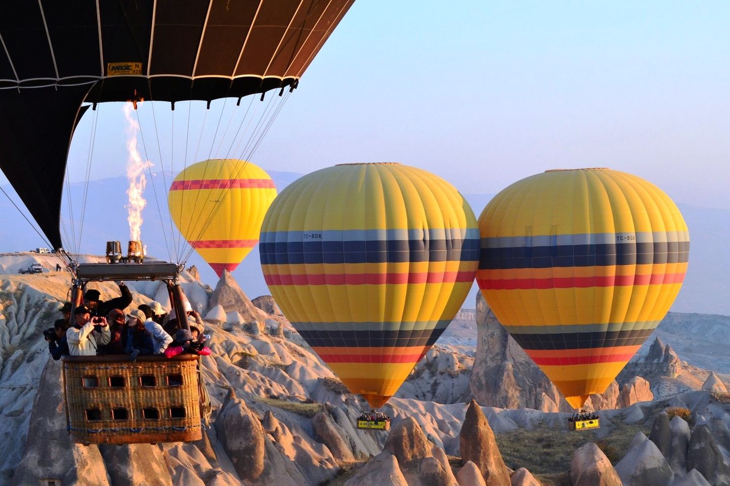 Прогулки на воздушном шаре в  Турции. Иллюстративное фото