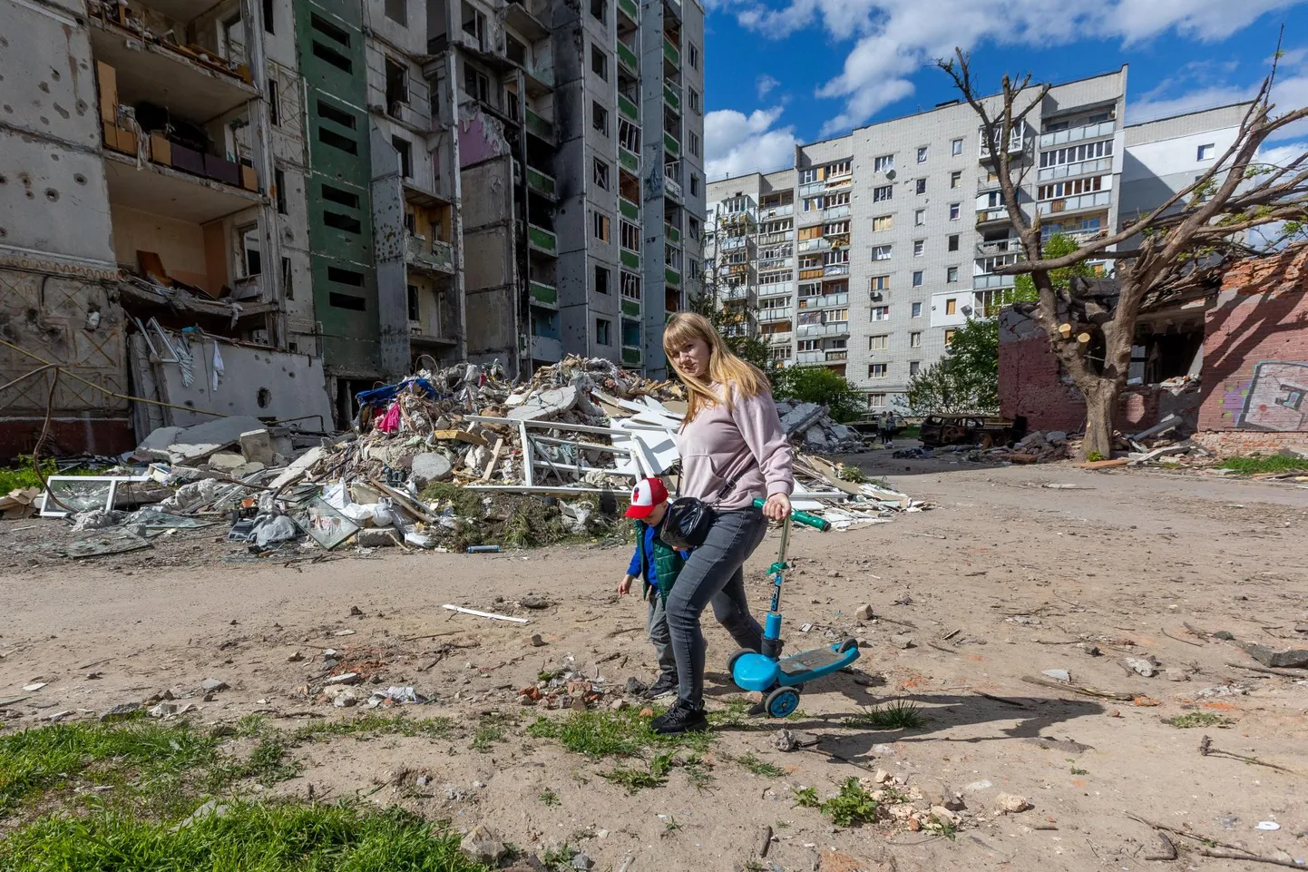 Koledused Ukrainas on kestnud liiga kaua. Foto on tehtud 2022. aasta mais Chernihivis.