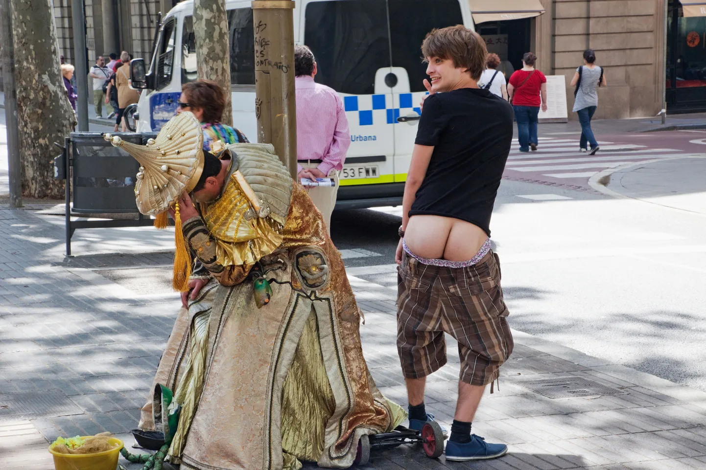 Turist Barcelonas