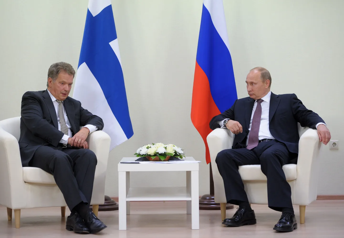 Vladimir Putini ja Sauli Niinistö kohtumine 2013. aastal.