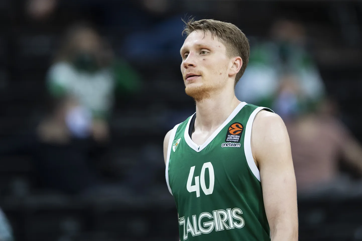 Žalgirise ainsa kaugviske tabanud Marius Grigonis.
