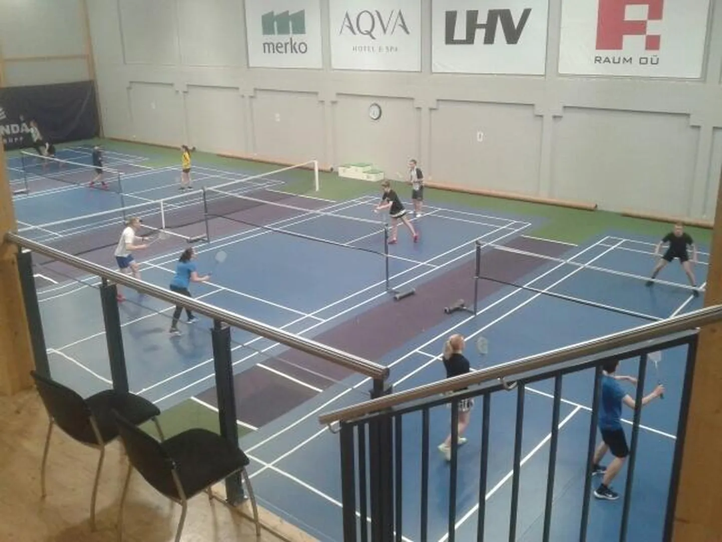 Aqva reketlonihall oli peale kahekuulist pausi sportijatele avatud.