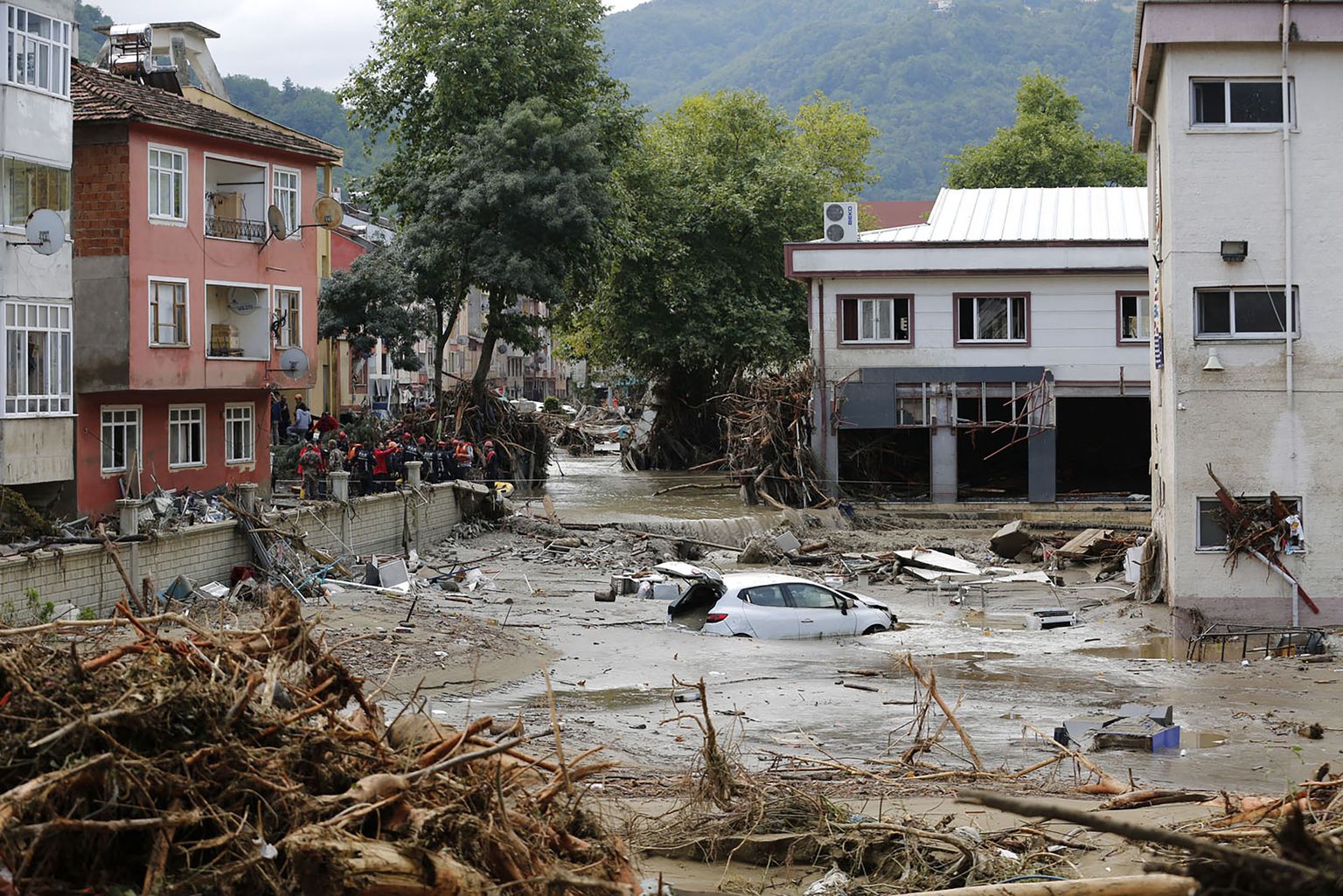Üleujutused Kastamonu linnas.
