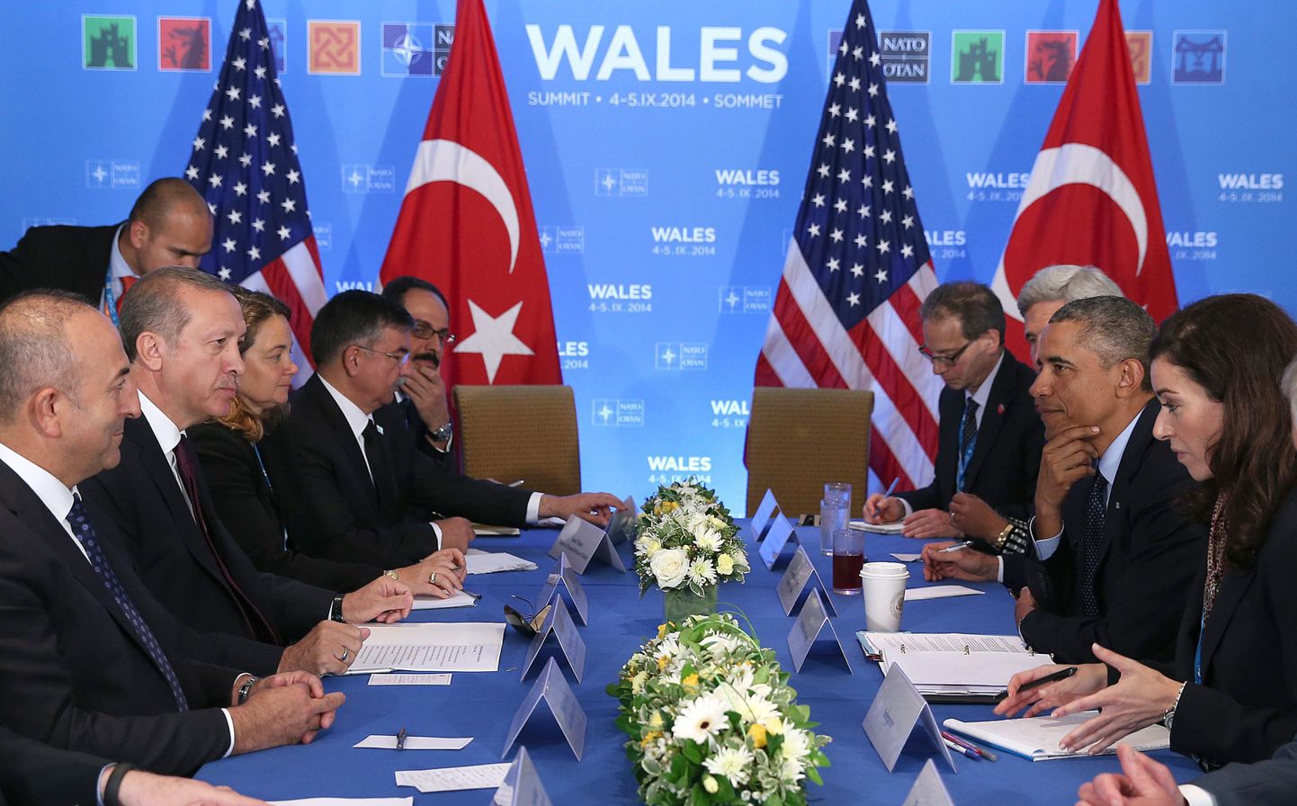 Türgi president Recep Tayyip Erdogan ja USA president Barack Obama arutasid ISiga võitlemise strateegiat juba Walesis.